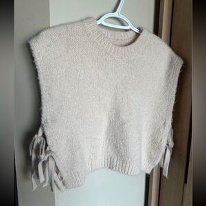 Side Tie Knit Top